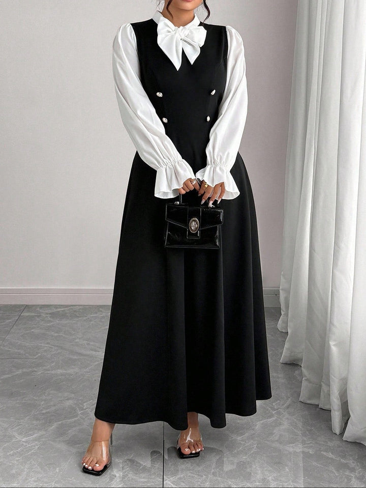 Rochie maxi Shein, mix culori