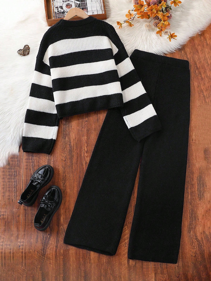 Set pulover și pantaloni SHEIN, mix culori