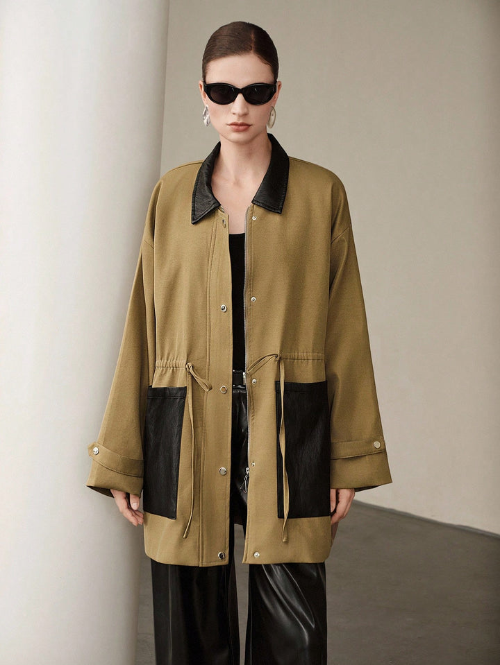 Trench SHEIN, mix culori