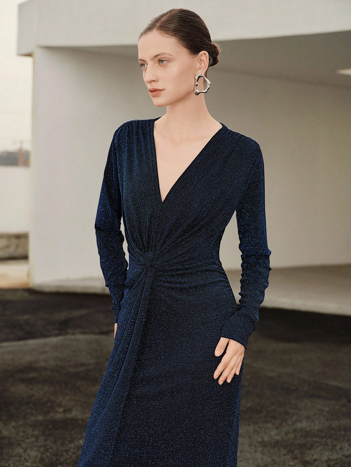Rochie maxi SHEIN, albastru