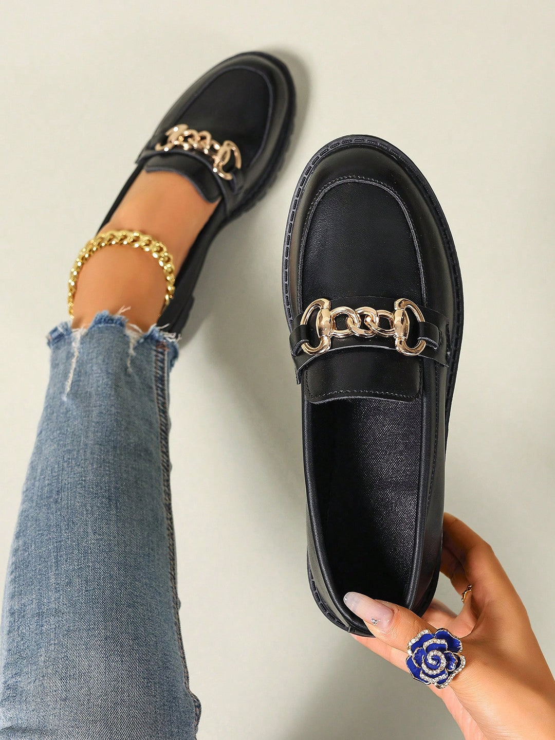 Pantofi SHEIN, negru