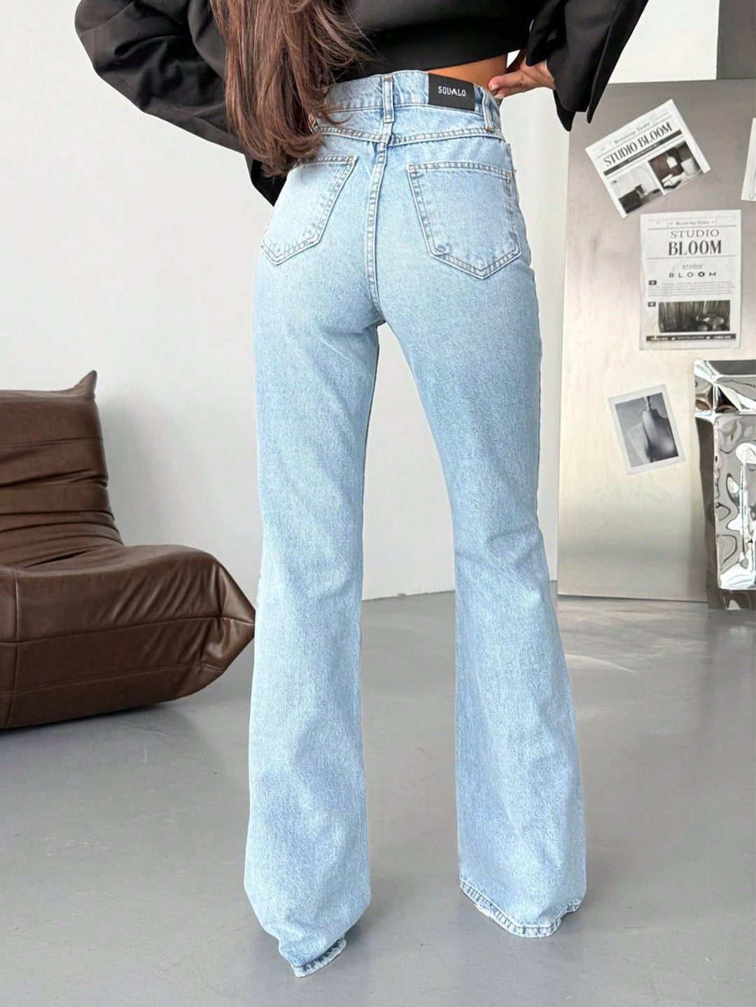 Jeans SHEIN, albastru