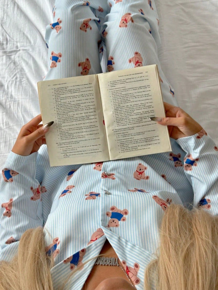 Set pijamale SHEIN, bej