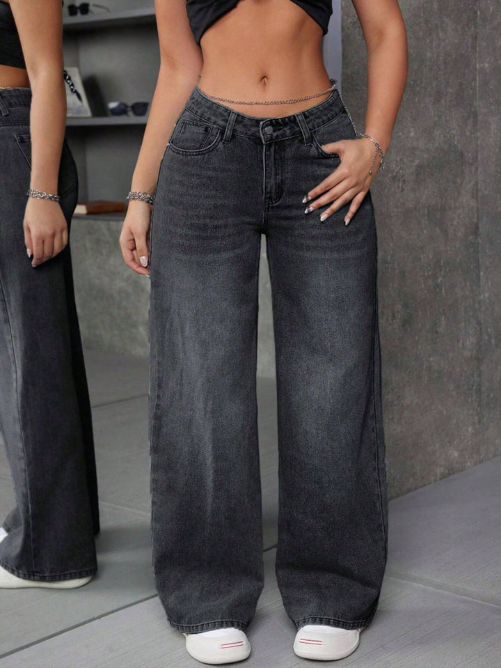Jeans SHEIN, gri