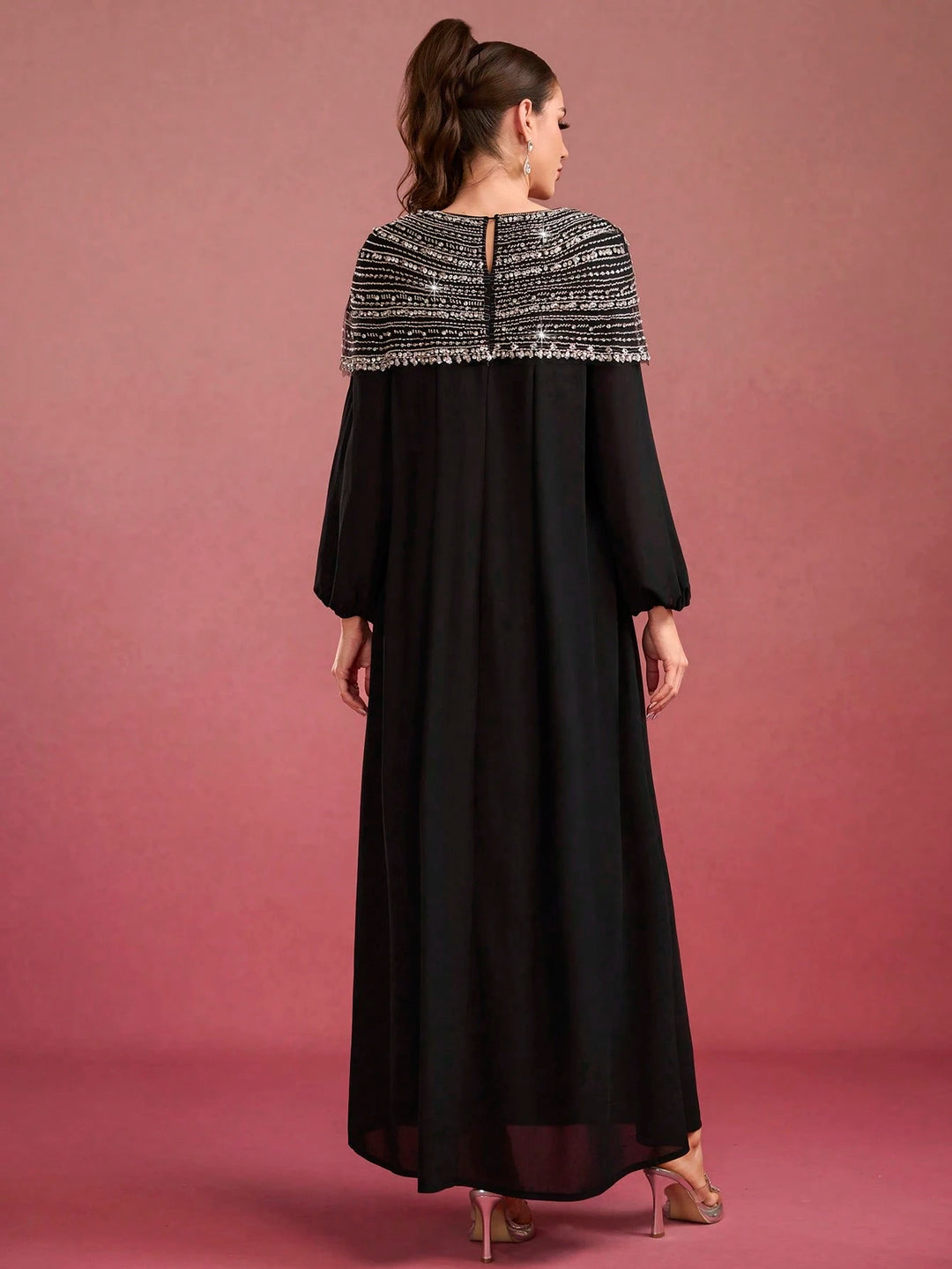 Rochie maxi SHEIN, negru