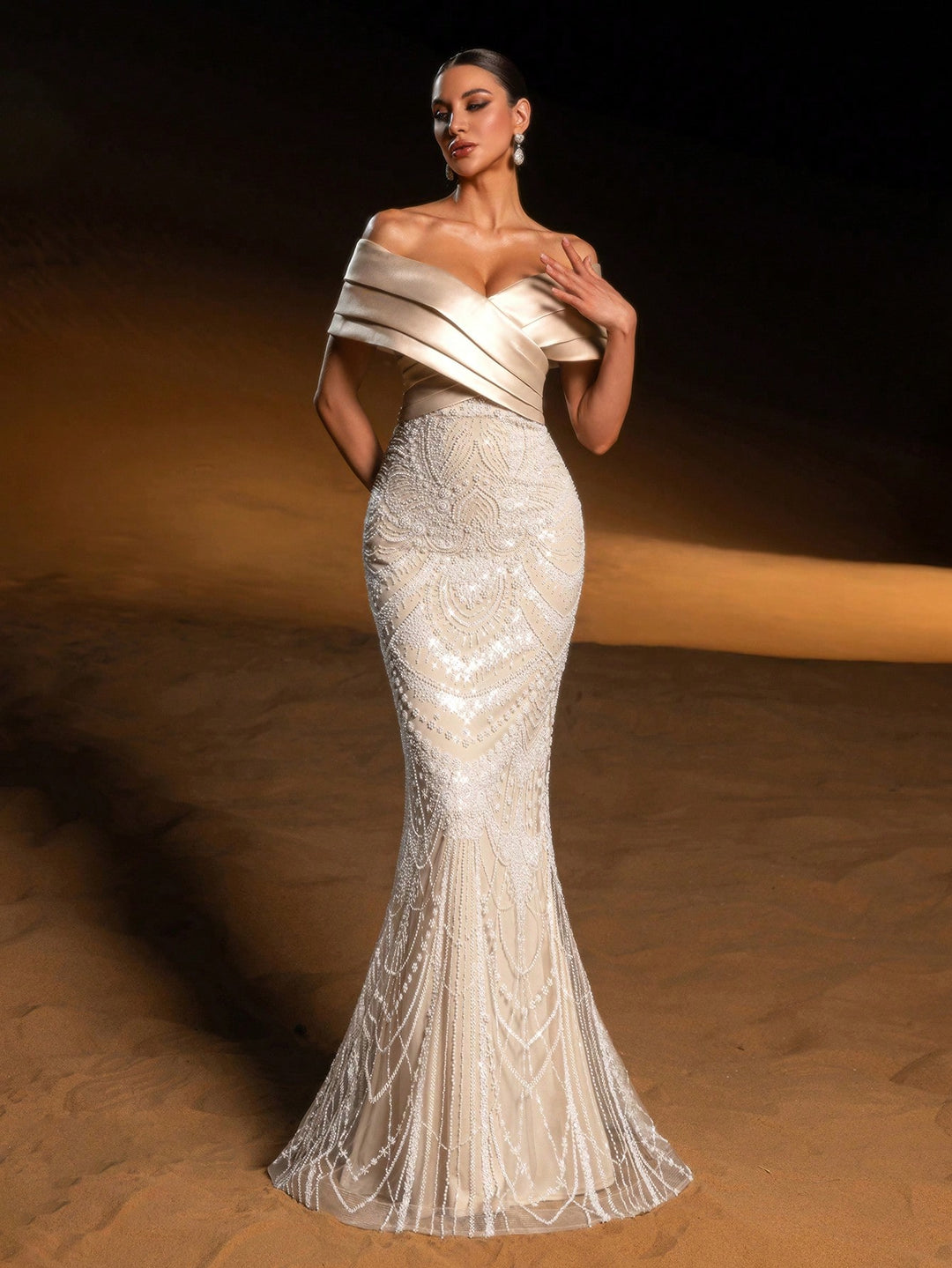 Rochie SHEIN, auriu