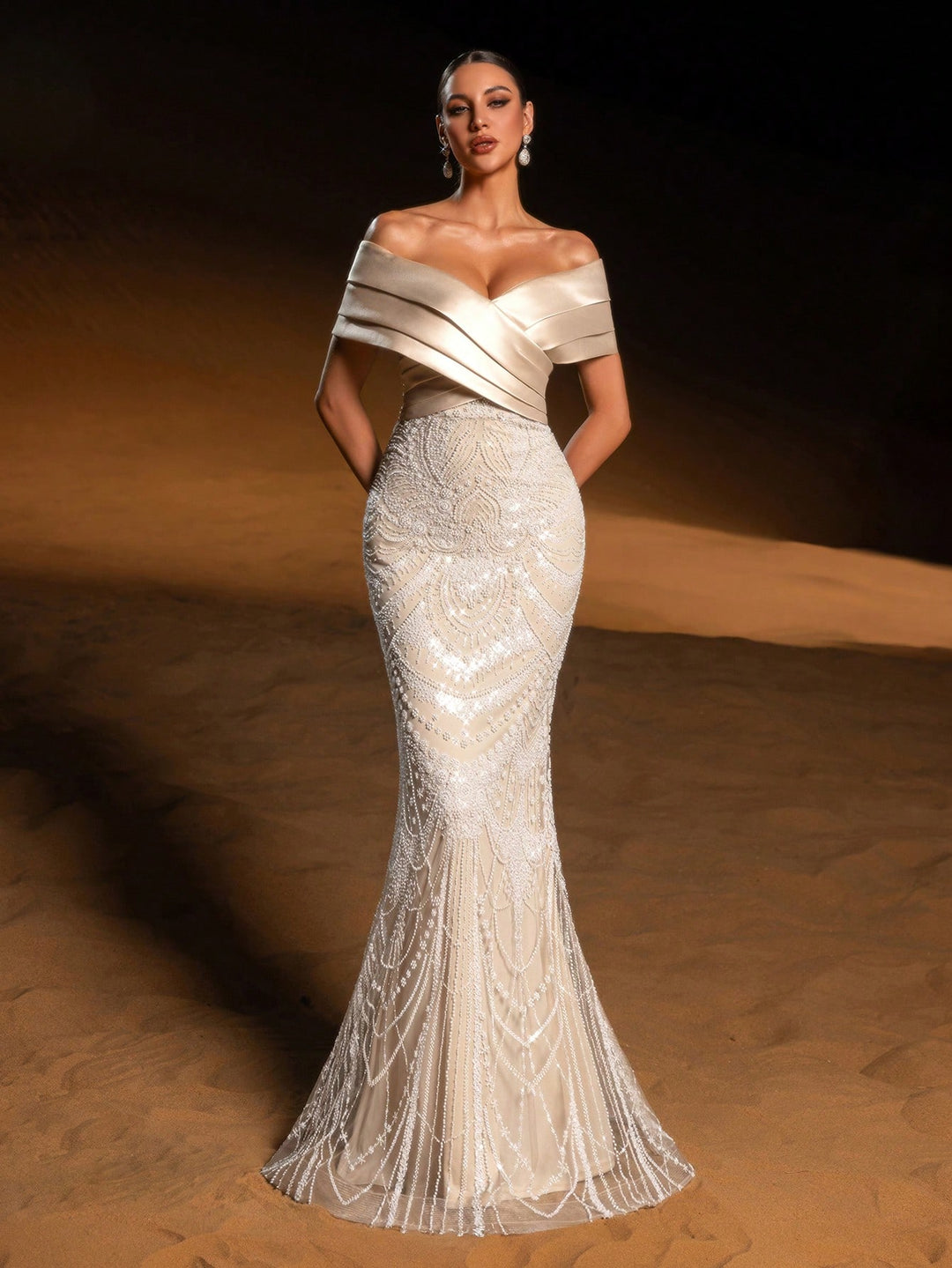 Rochie SHEIN, auriu
