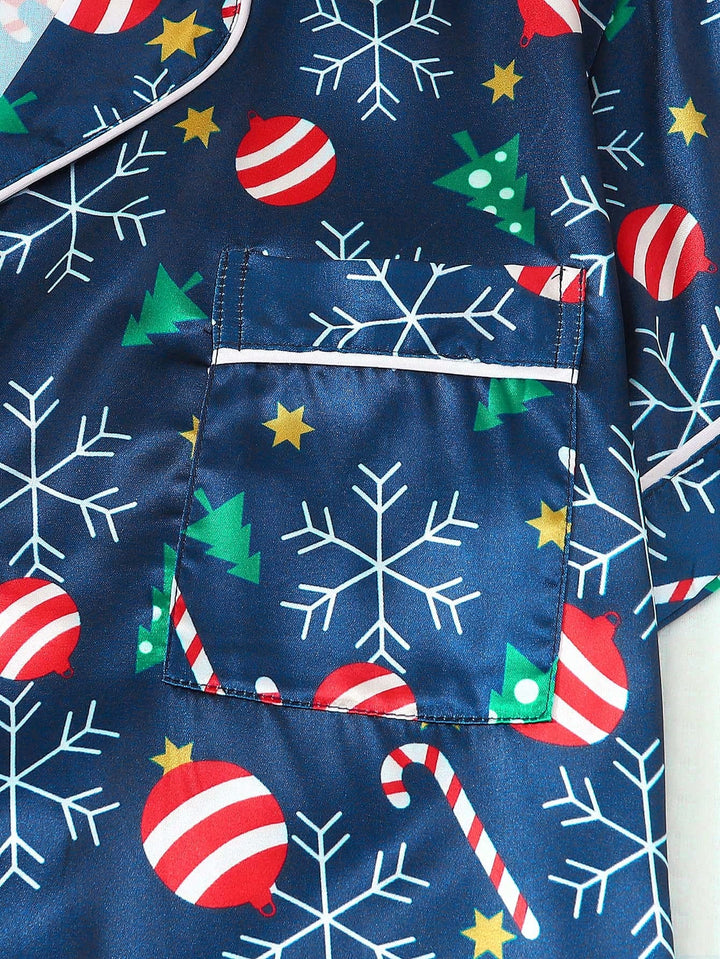 Pijama SHEIN, albastru
