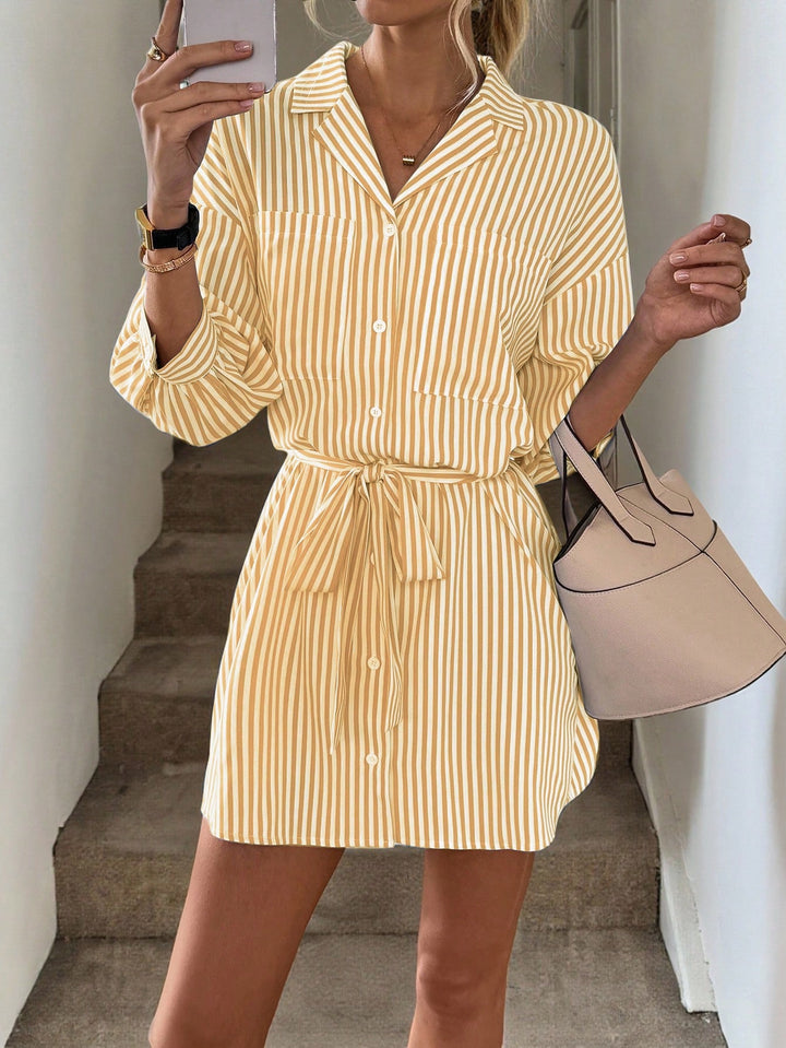 Rochie scurtă SHEIN, galben