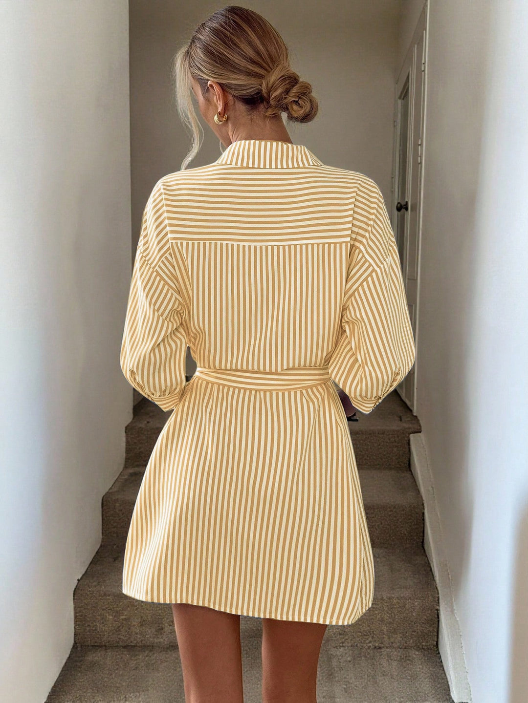 Rochie scurtă SHEIN, galben
