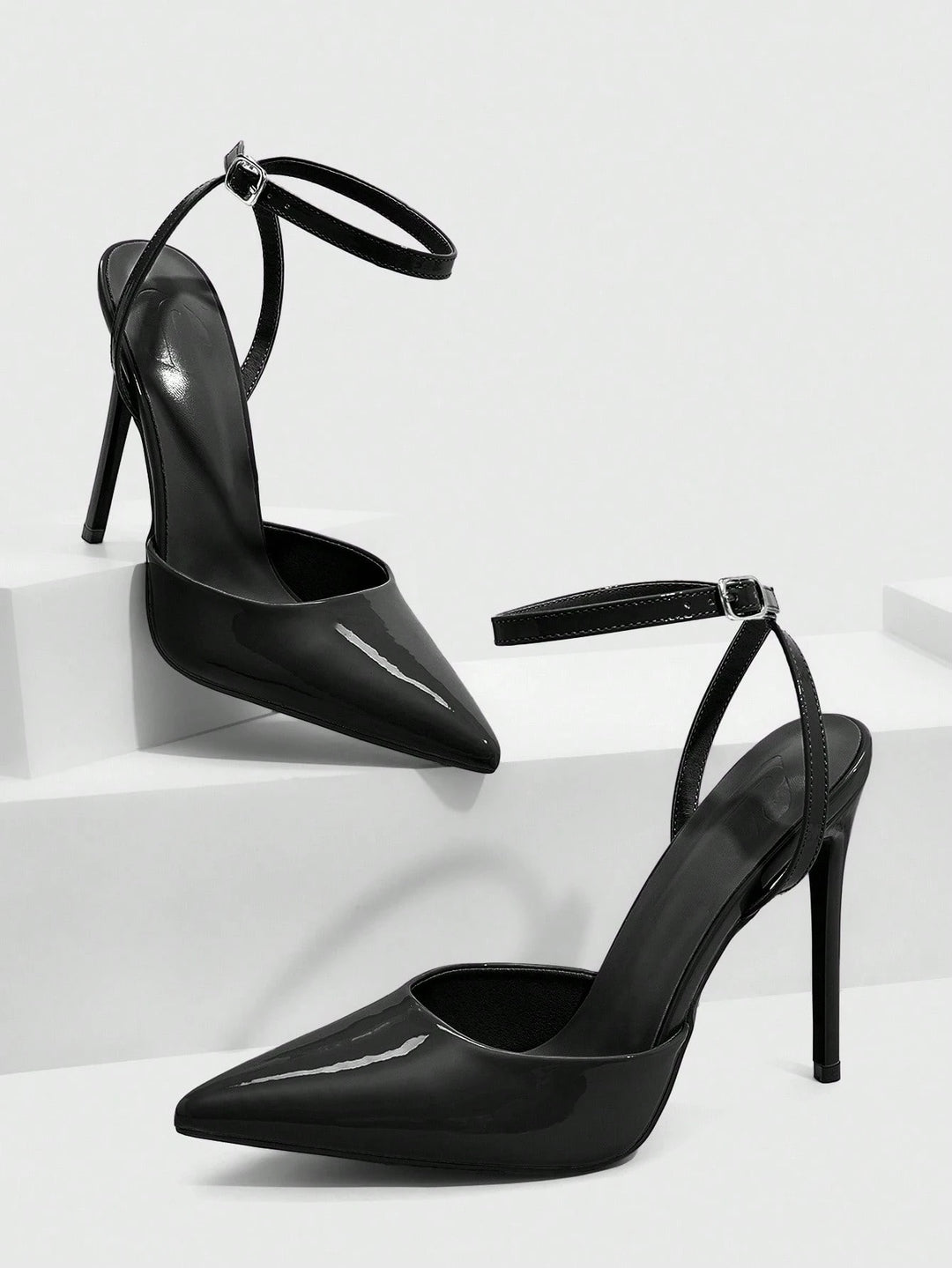 Pantofi cu toc SHEIN, negru