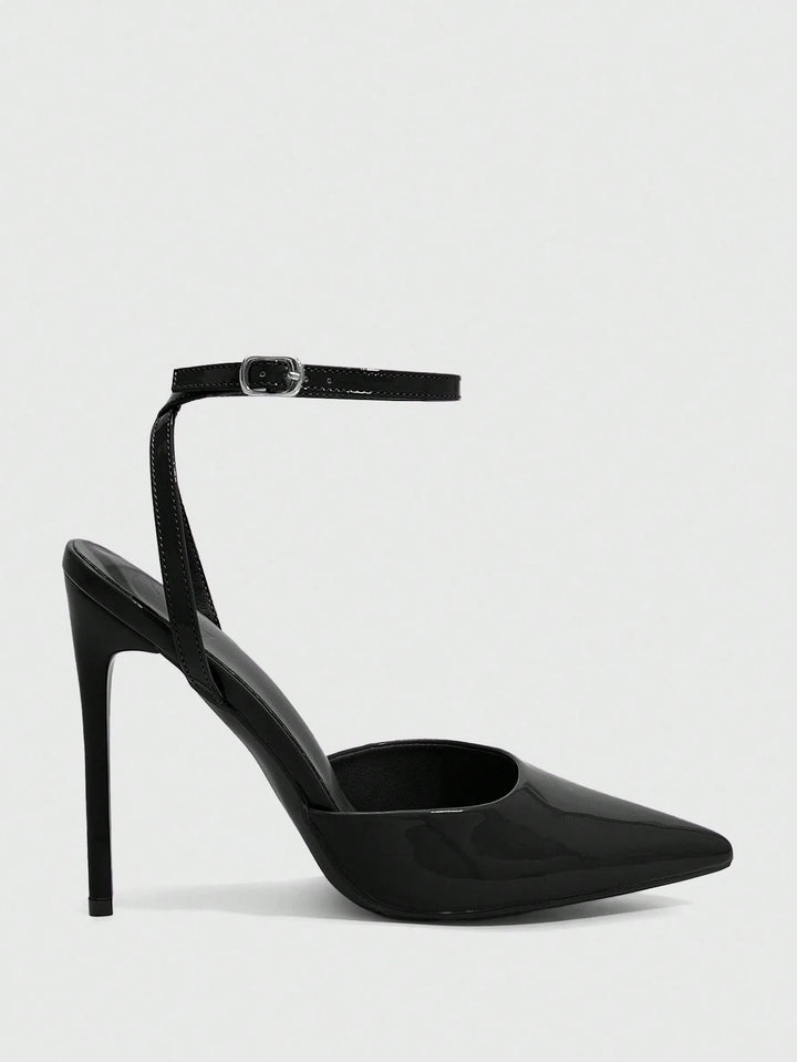 Pantofi cu toc SHEIN, negru