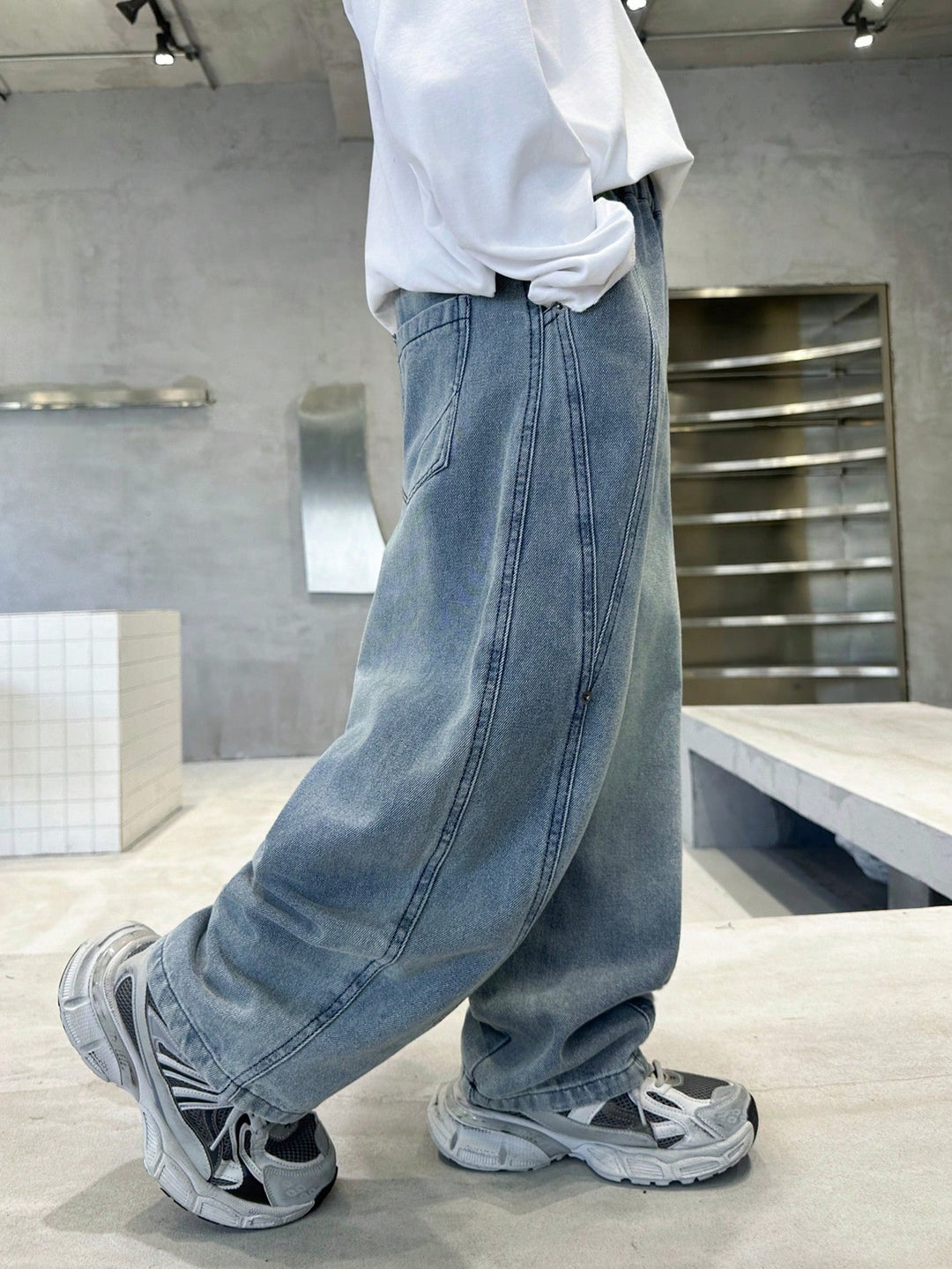 Jeans SHEIN, albastru