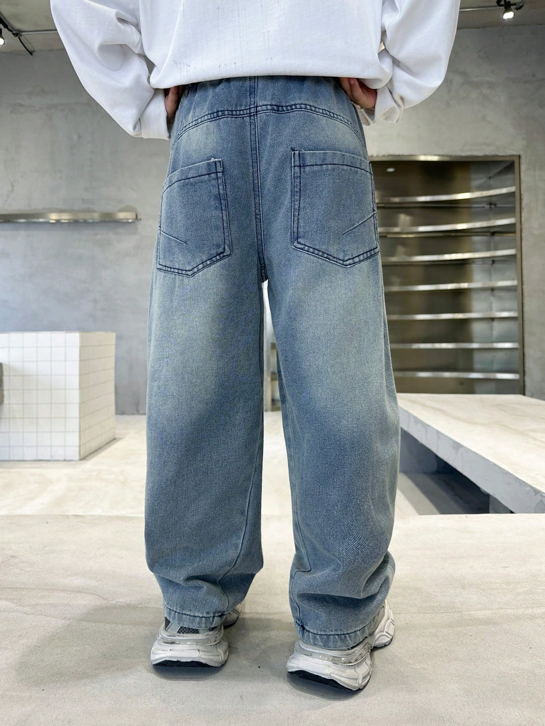 Jeans SHEIN, albastru