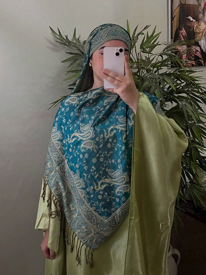 Hijab SHEIN, albastru