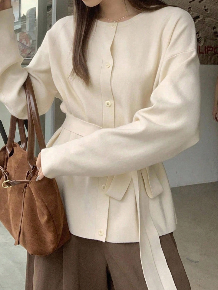 Cardigan SHEIN, crem