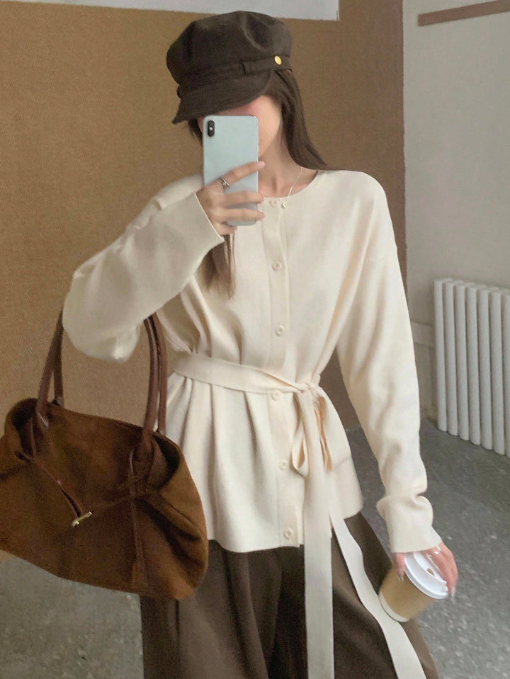 Cardigan SHEIN, crem