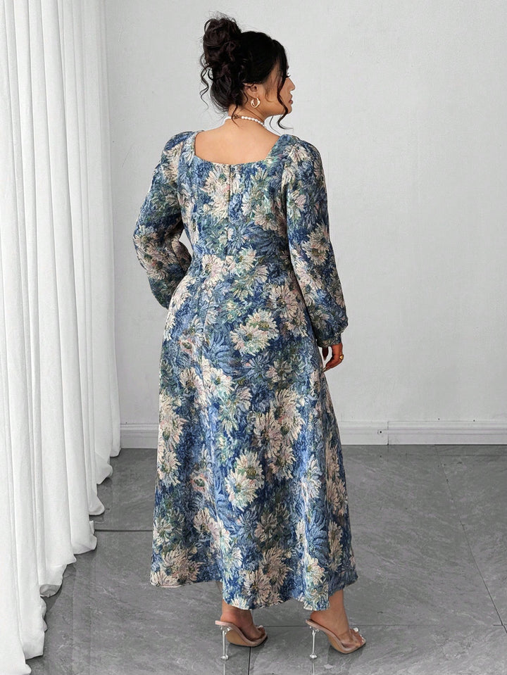 Rochie midi SHEIN, albastru
