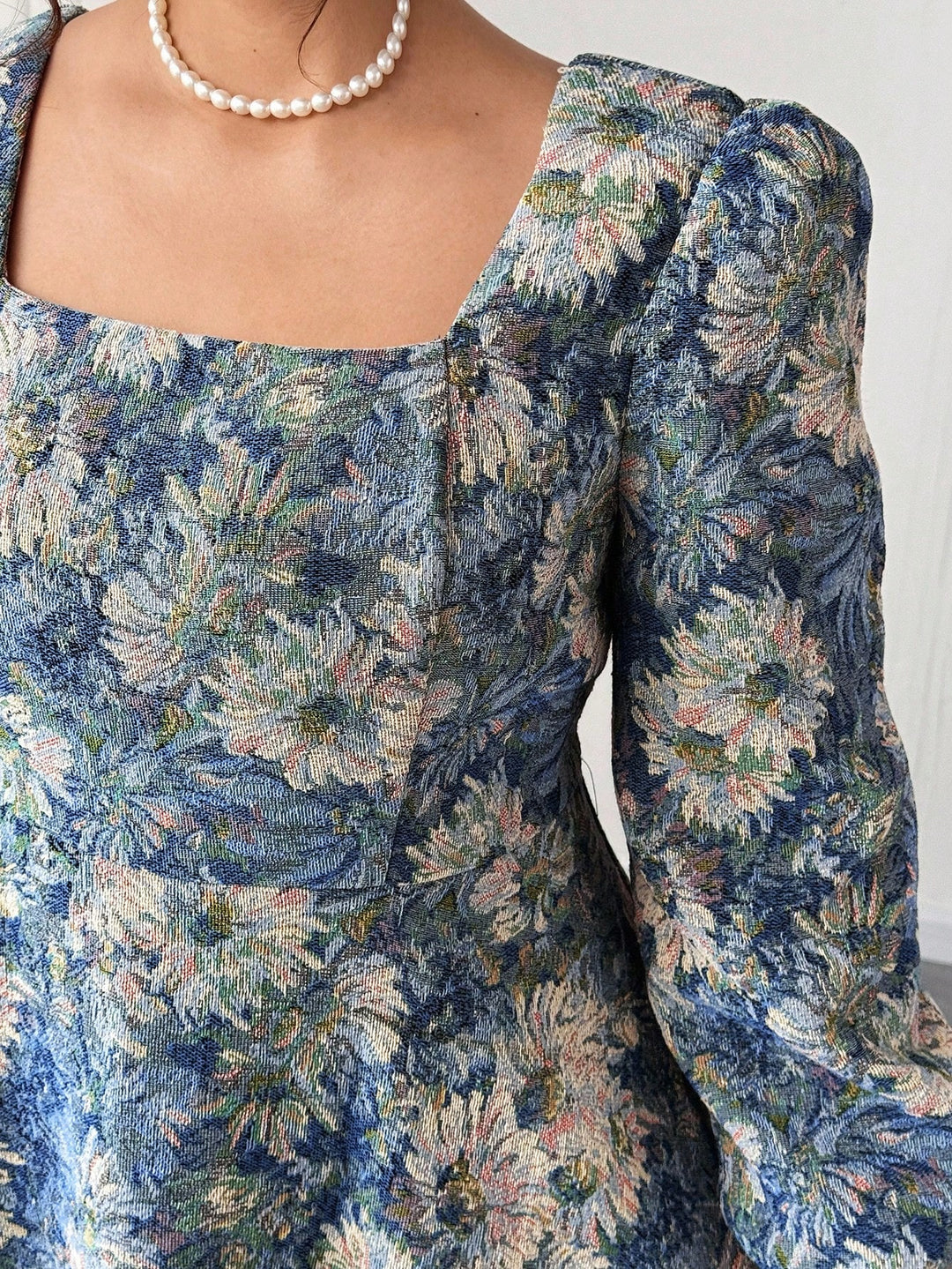Rochie midi SHEIN, albastru