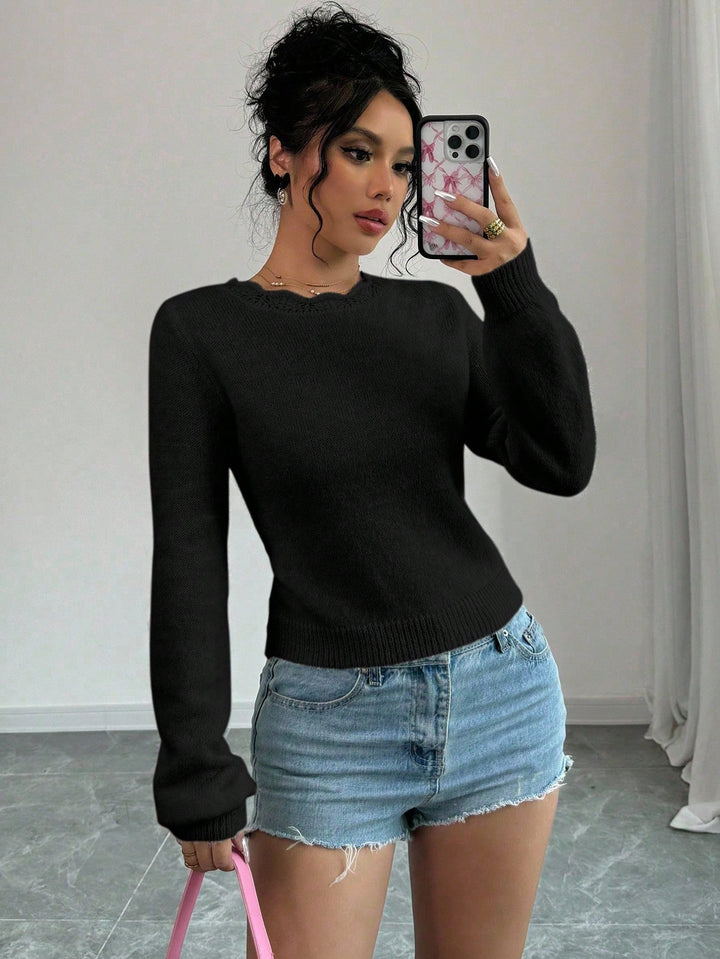 Pulover SHEIN, negru