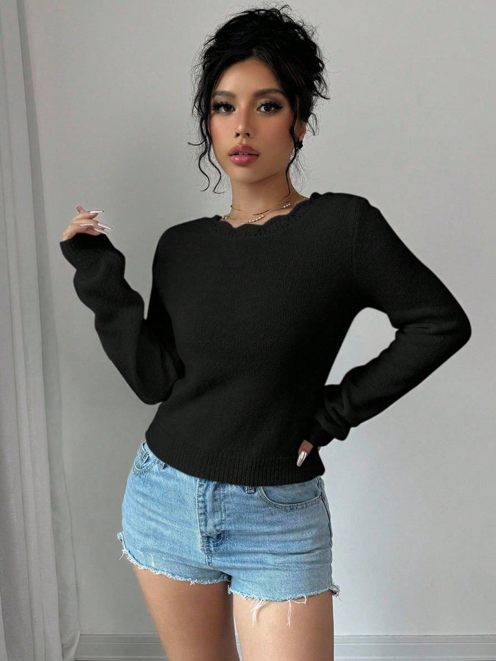 Pulover SHEIN, negru