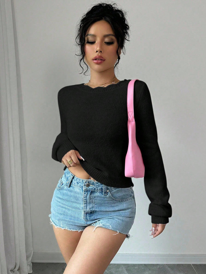 Pulover SHEIN, negru