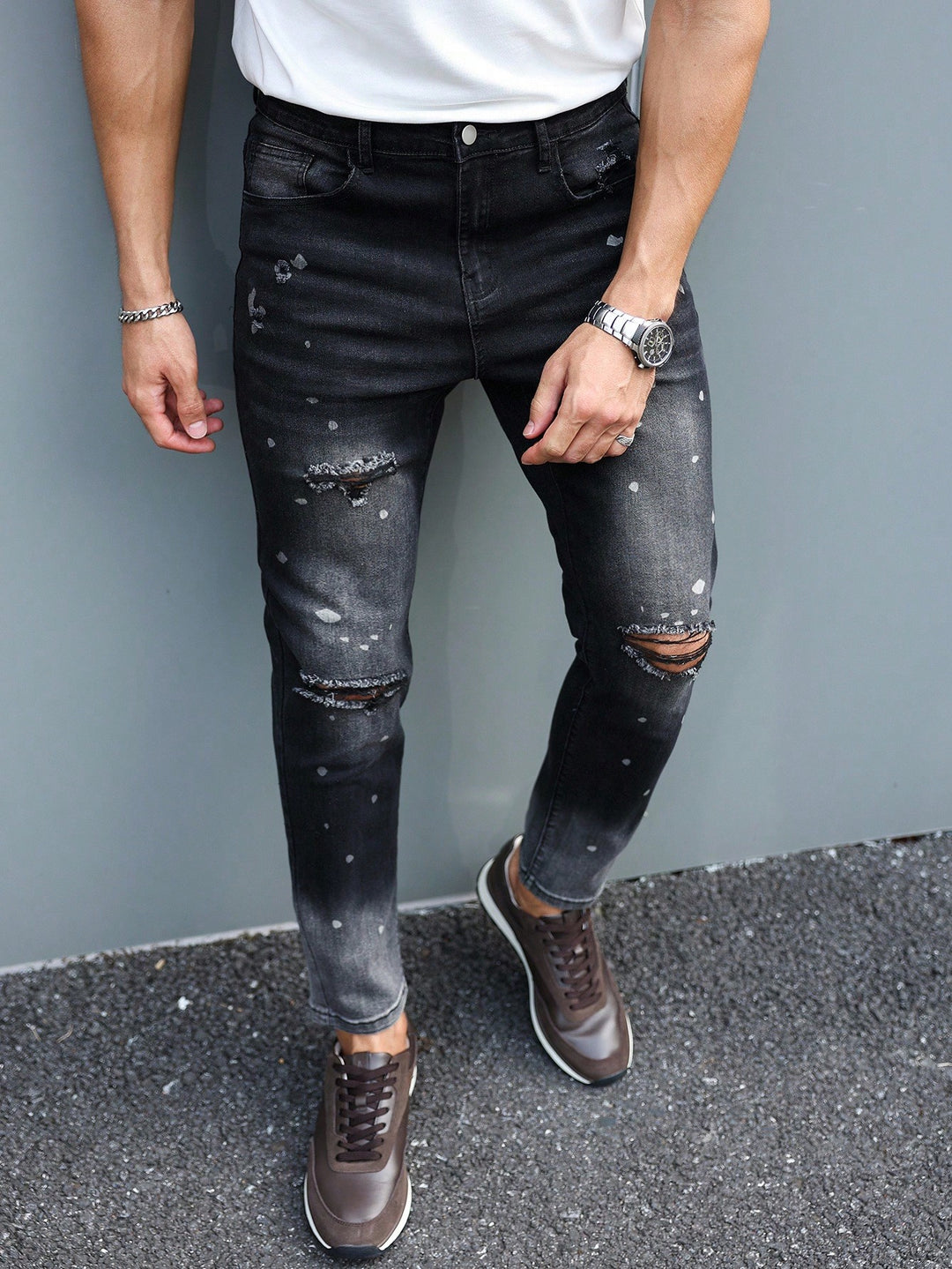 Jeans SHEIN, negru