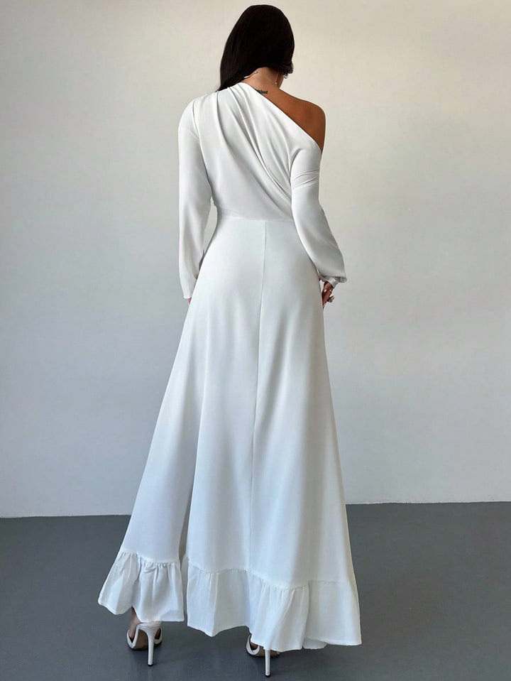 Rochie maxi SHEIN, alb