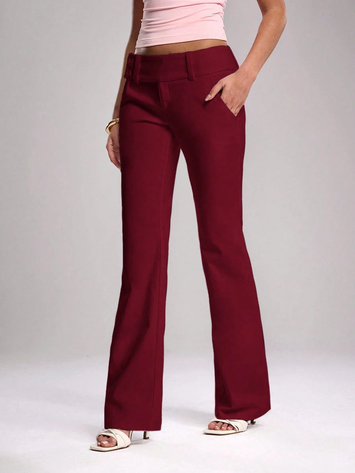 Pantaloni SHEIN, roșu