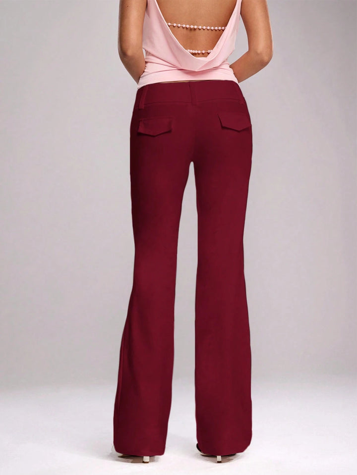 Pantaloni SHEIN, roșu