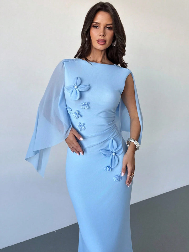 Rochie maxi SHEIN, albastru