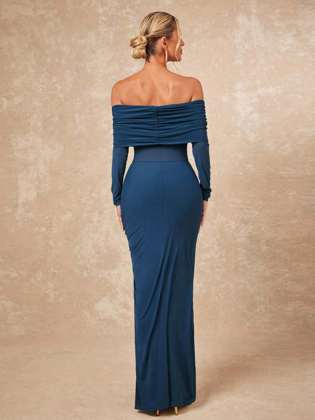 Rochie maxi SHEIN, turcoaz