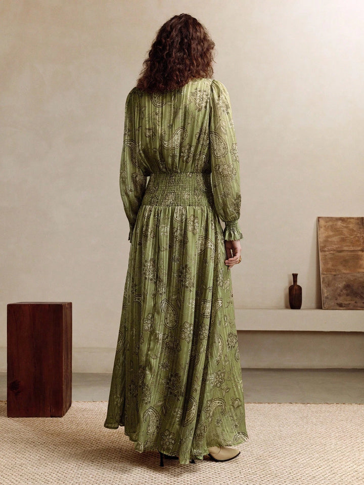 Rochie maxi SHEIN, verde