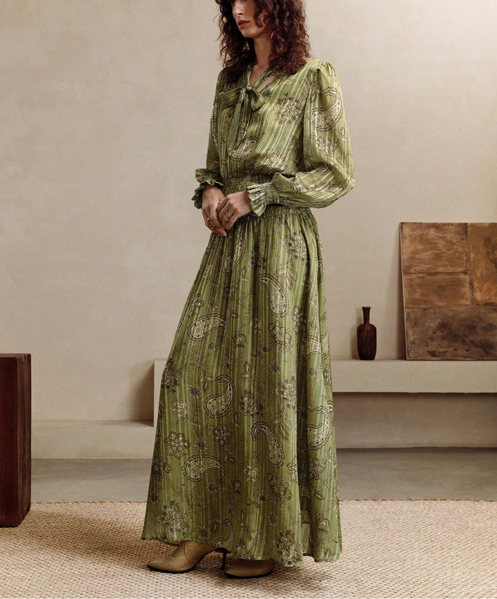 Rochie maxi SHEIN, verde