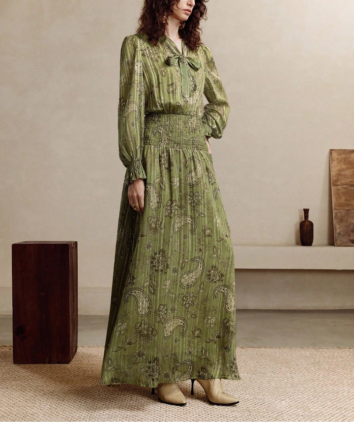 Rochie maxi SHEIN, verde