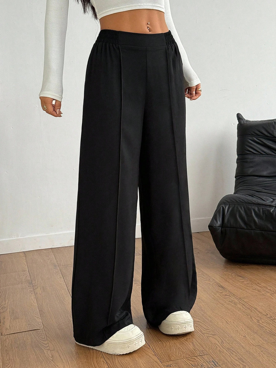 Pantaloni SHEIN, negru