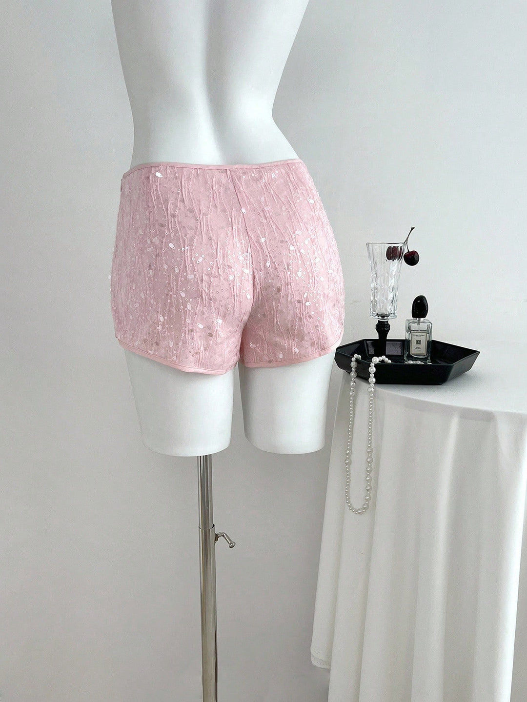 Pantaloni scurți Shein, roz