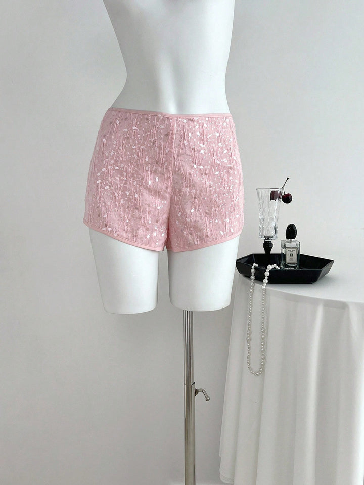 Pantaloni scurți Shein, roz