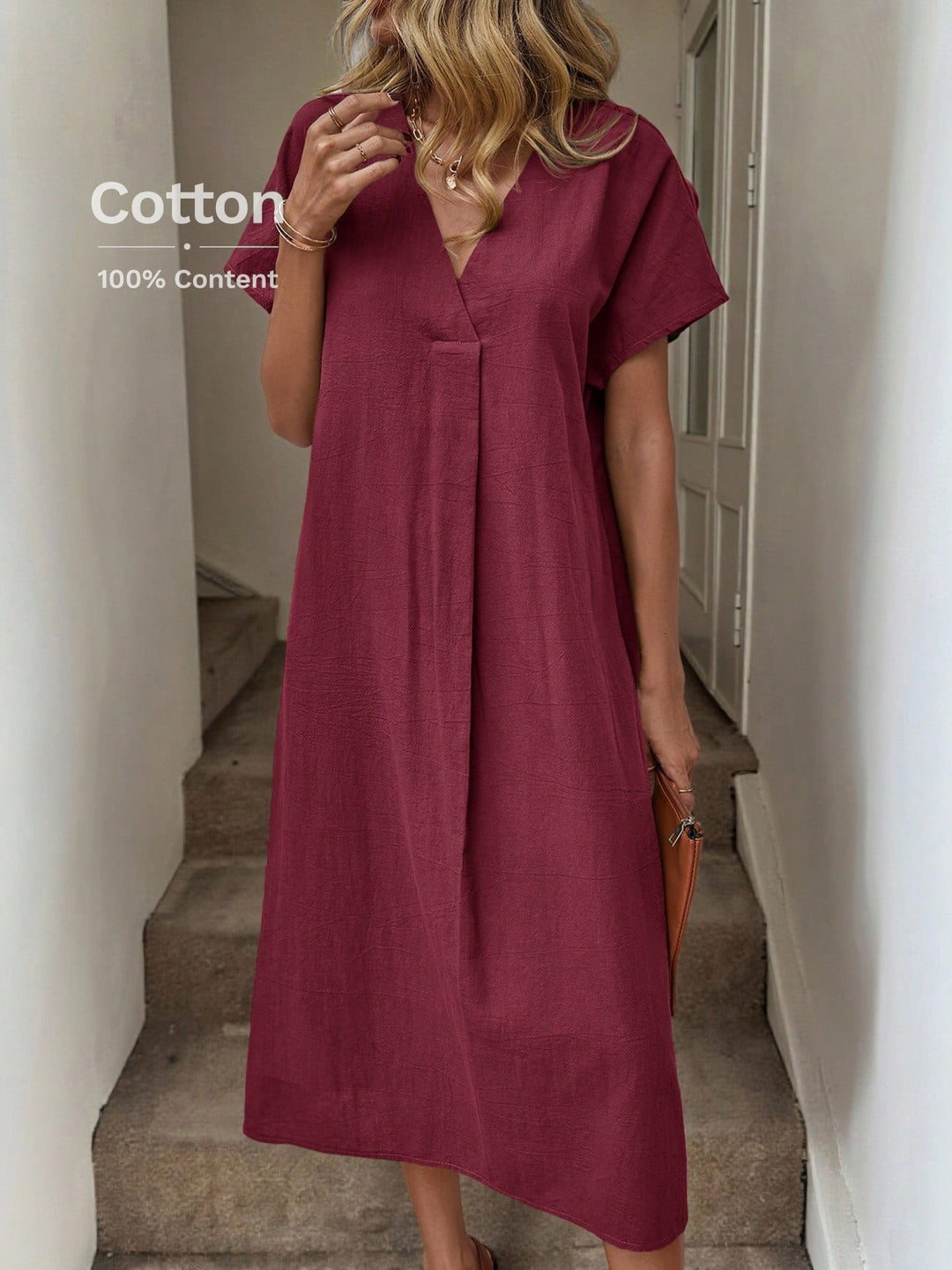 Rochie maxi SHEIN, vișiniu