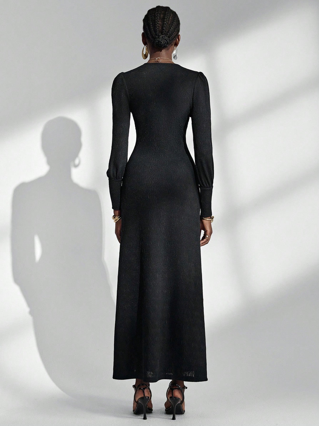 Rochie midi SHEIN, negru