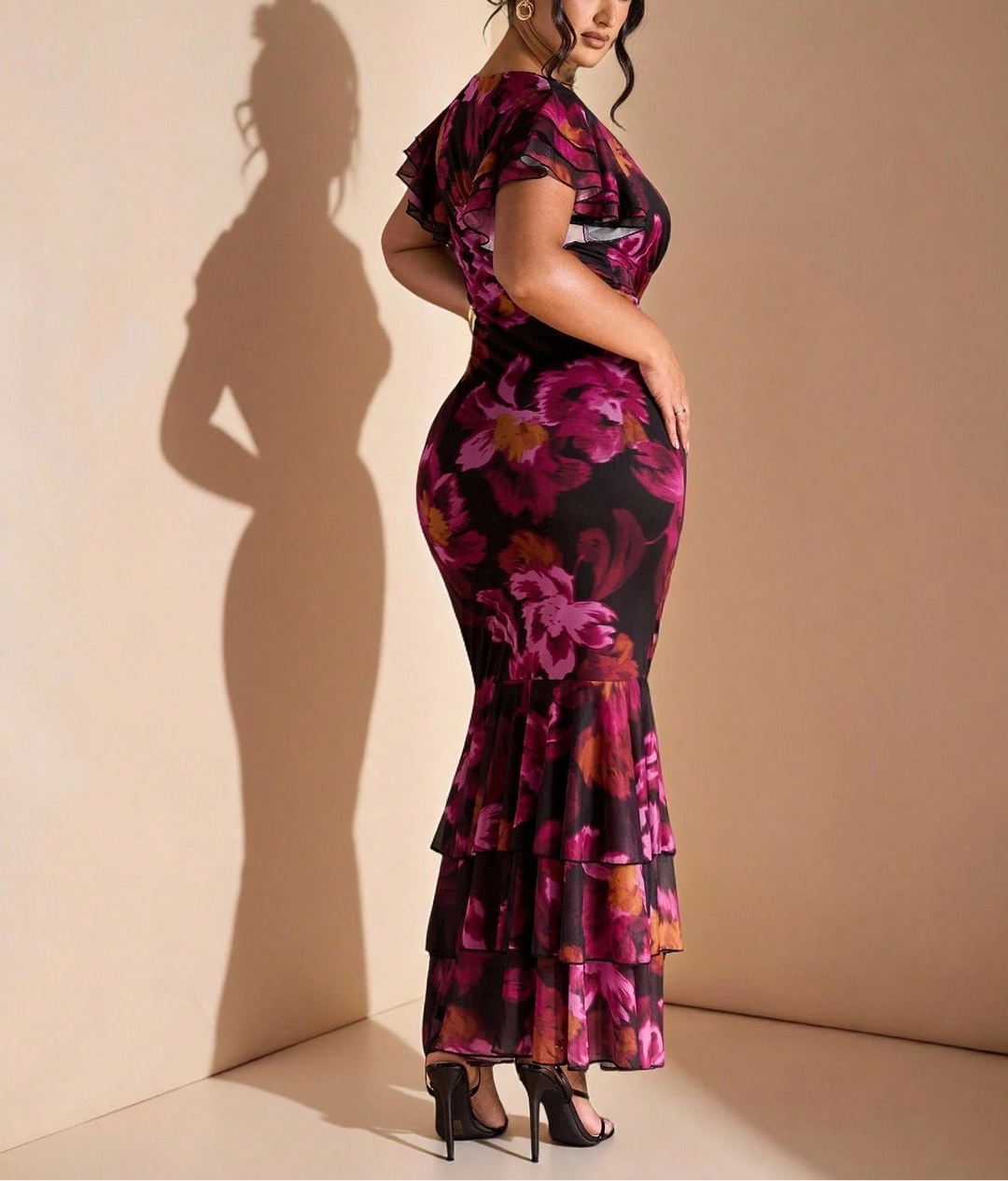 Rochie maxi SHEIN, mix culori