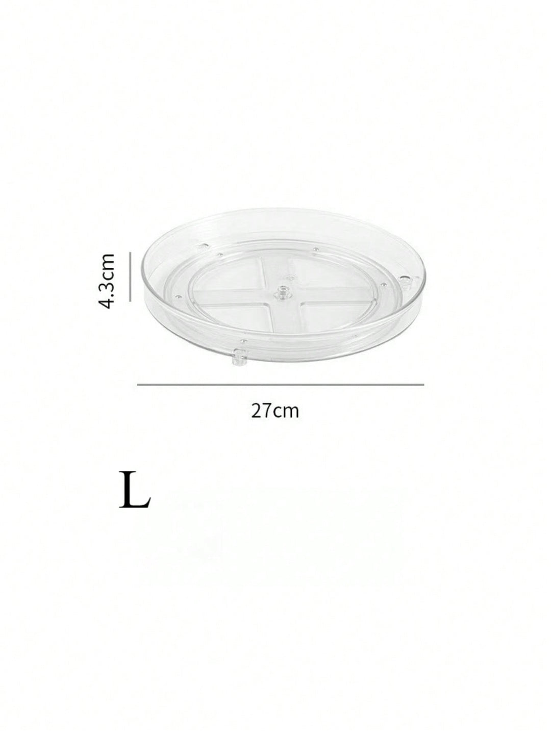 Suport rotativ de depozitare SHEIN, transparent