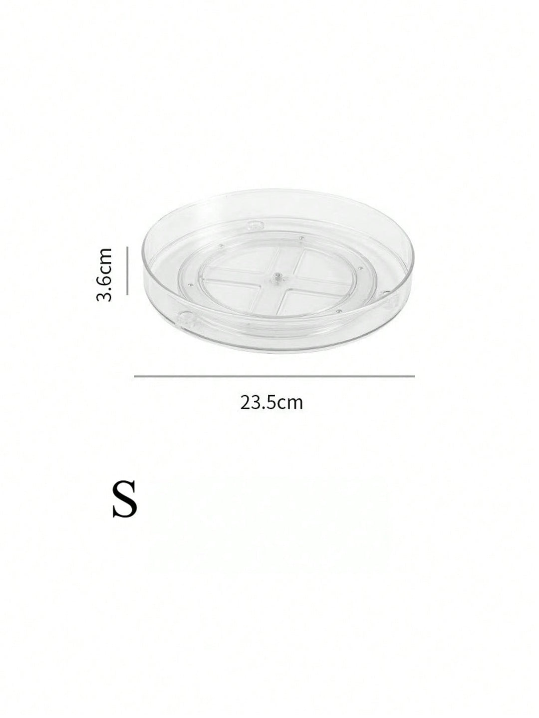 Suport rotativ de depozitare SHEIN, transparent