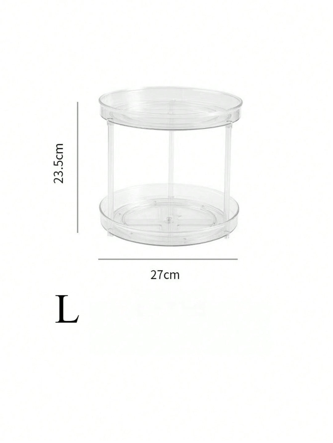 Suport rotativ de depozitare SHEIN, transparent