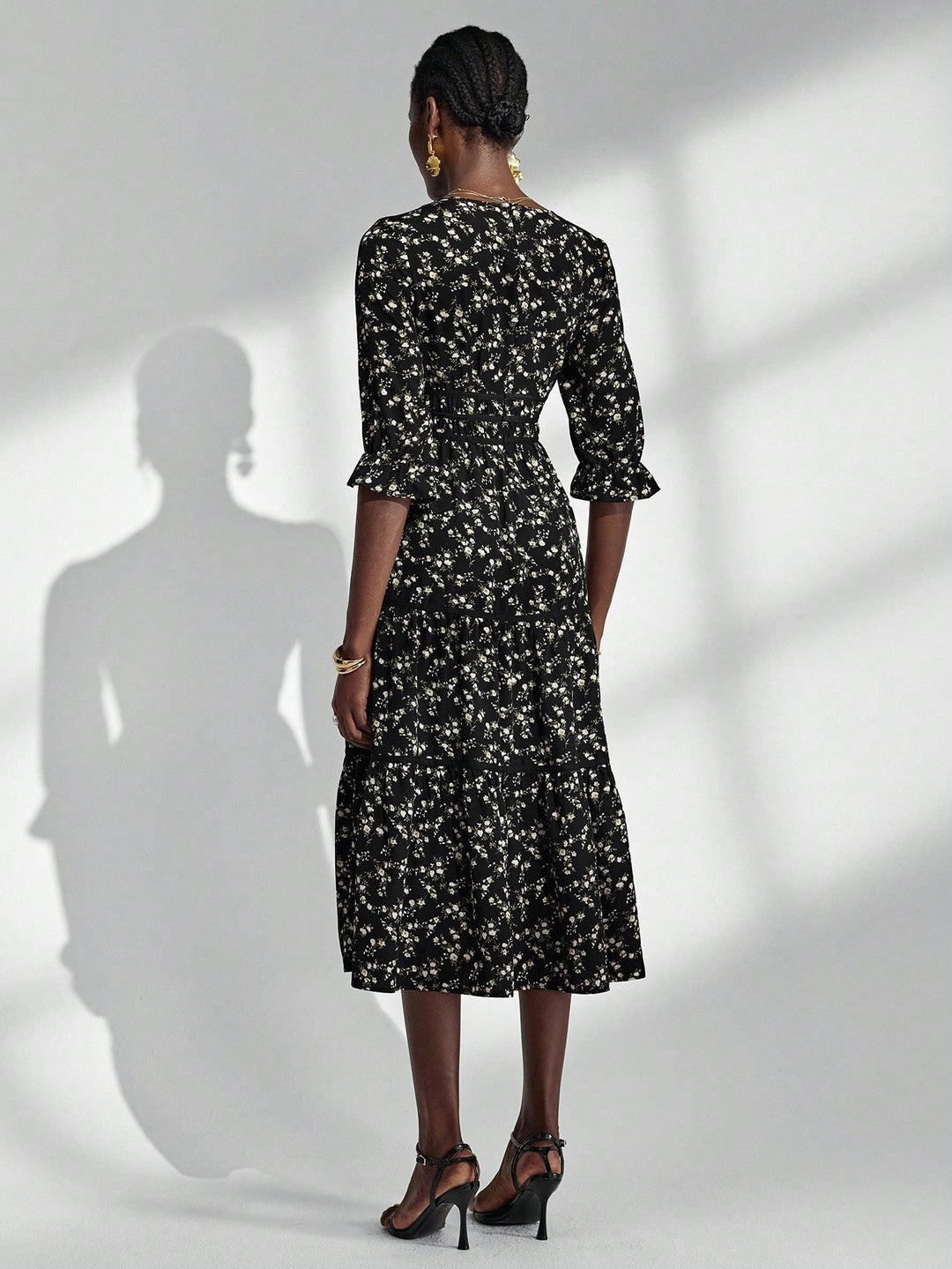 Rochie maxi SHEIN, mix culori