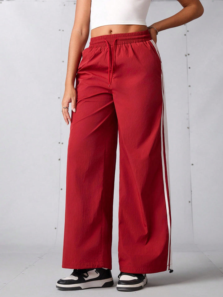 Pantaloni SHEIN, roșu