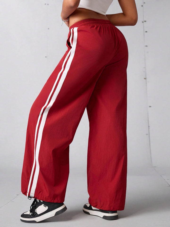 Pantaloni SHEIN, roșu
