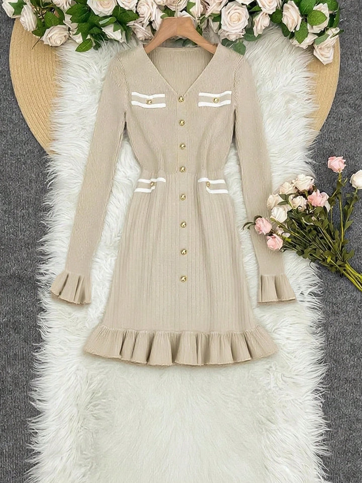 SHEIN mini ruha, ekrü