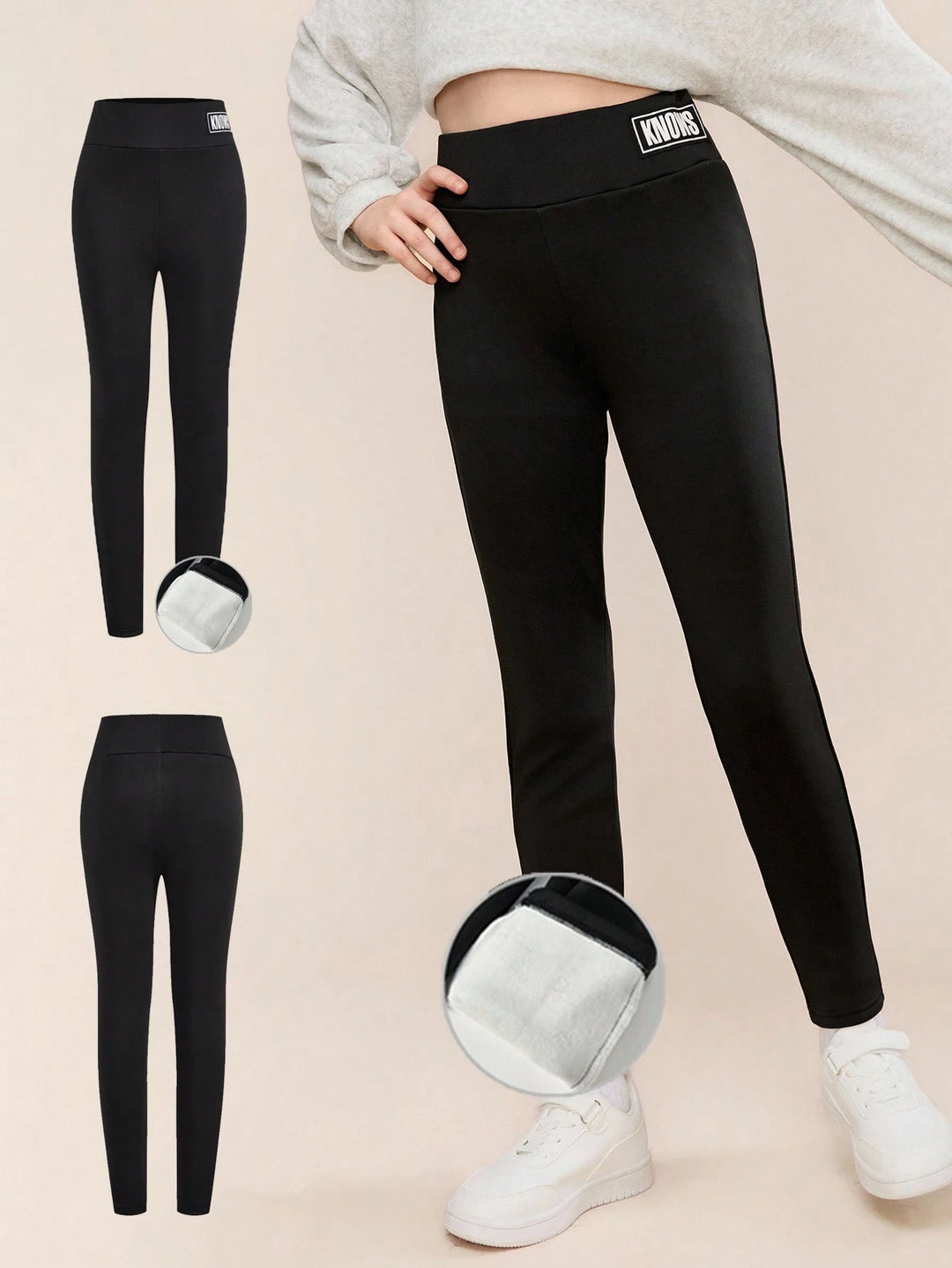 Leggings SHEIN, fekete