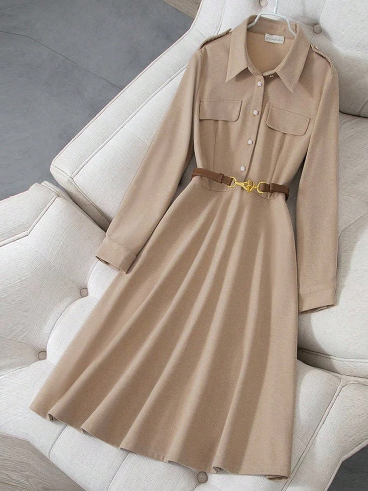 Shein maxi ruha, bézs